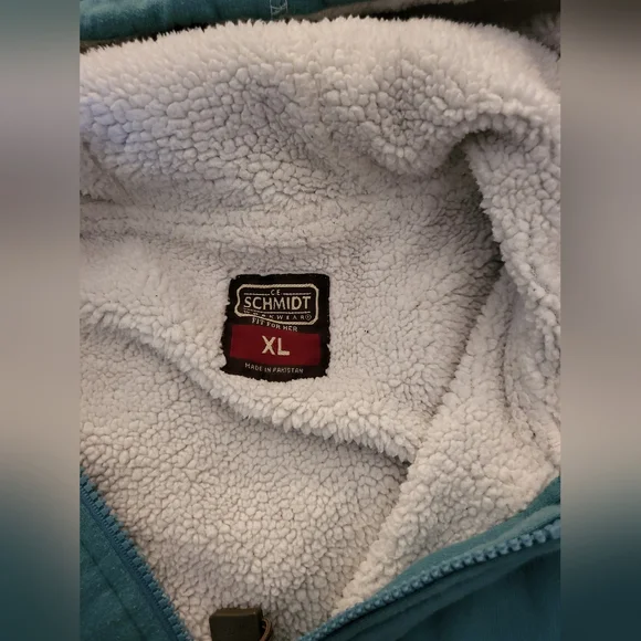 Sherpa lined zip up hoodie - Picture 2 of 4